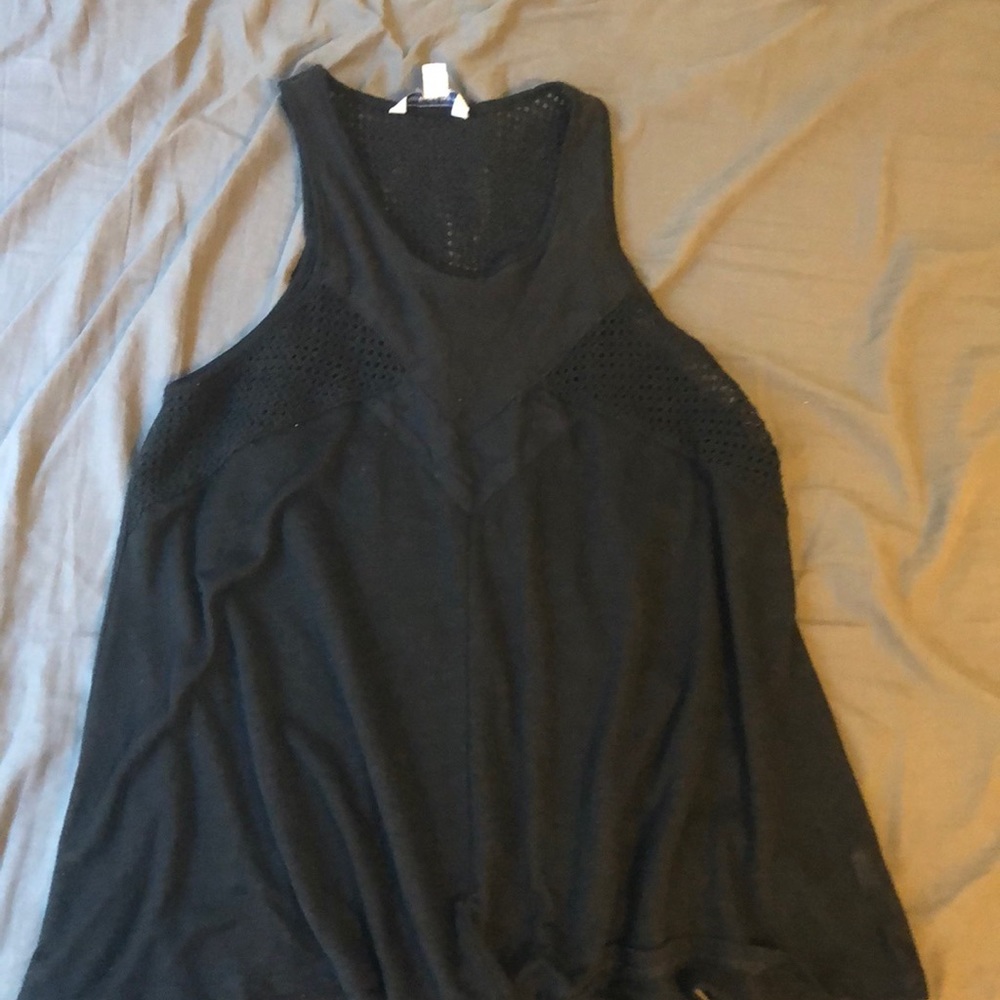 Black tank top